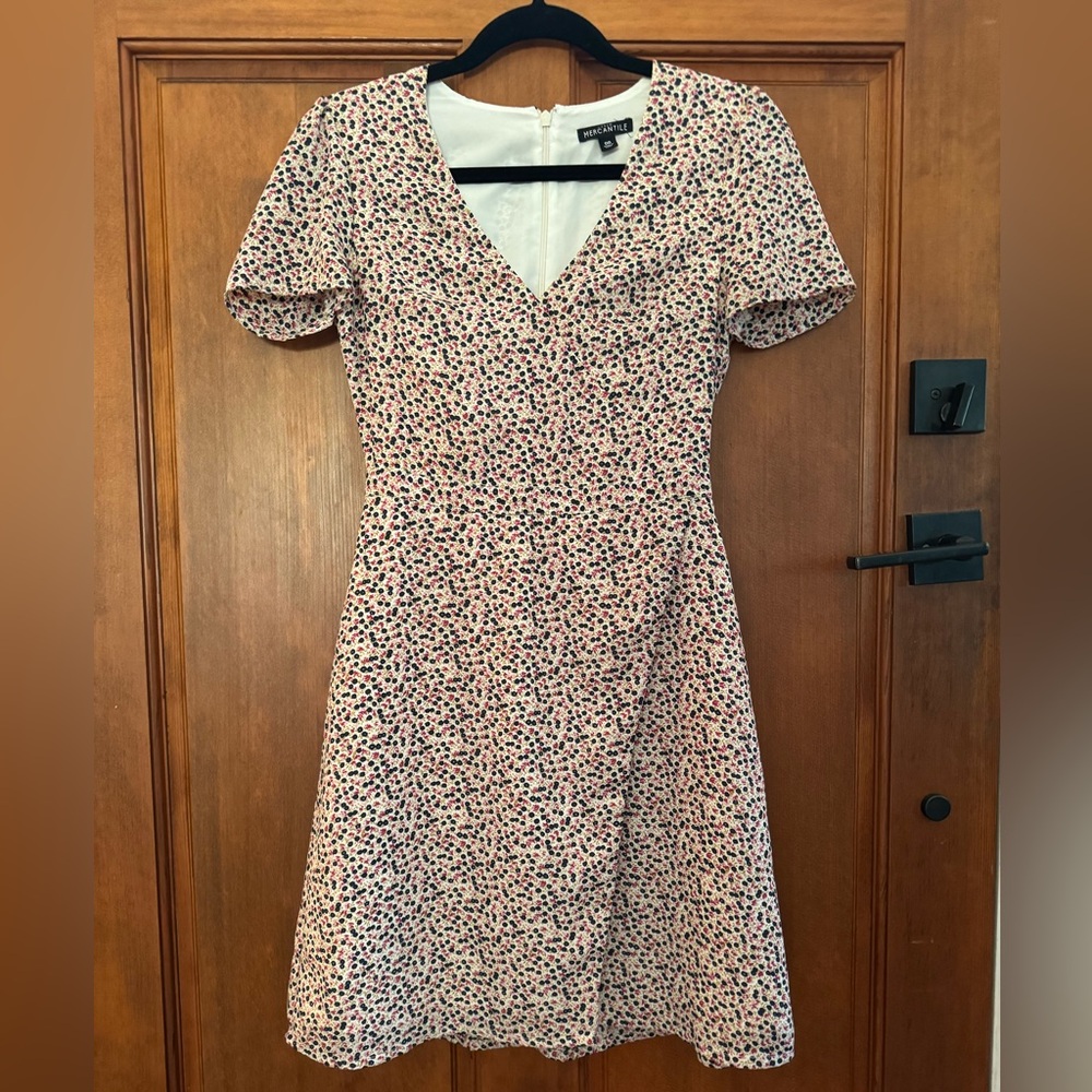 J. Crew Mercantile Floral Faux Wrap Dress Size 00